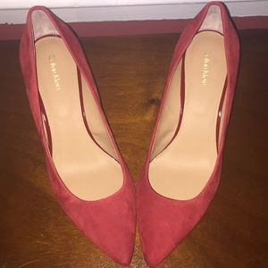 Size 10 Calvin Klein heels Red